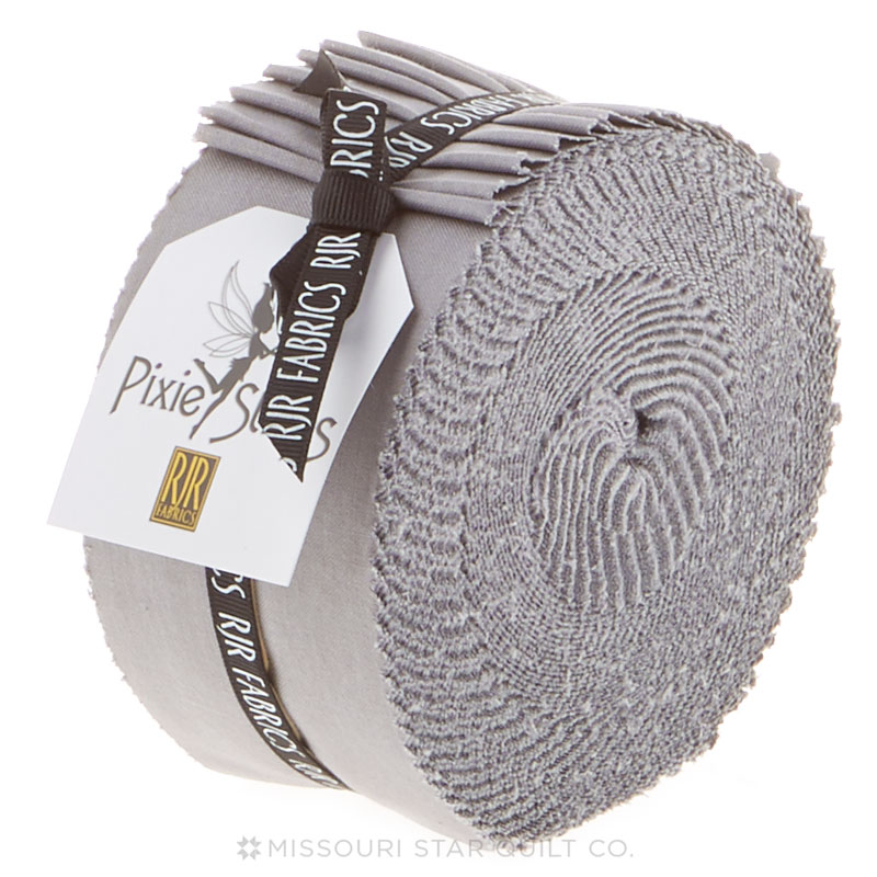 Cotton Supreme Solids Silver Pixie Strips