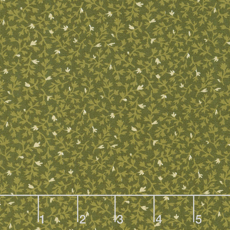 Buttermilk Blossoms - Ivy Mini Green Yardage