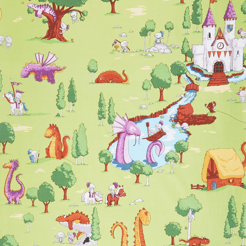 Dragons - Main Green Yardage