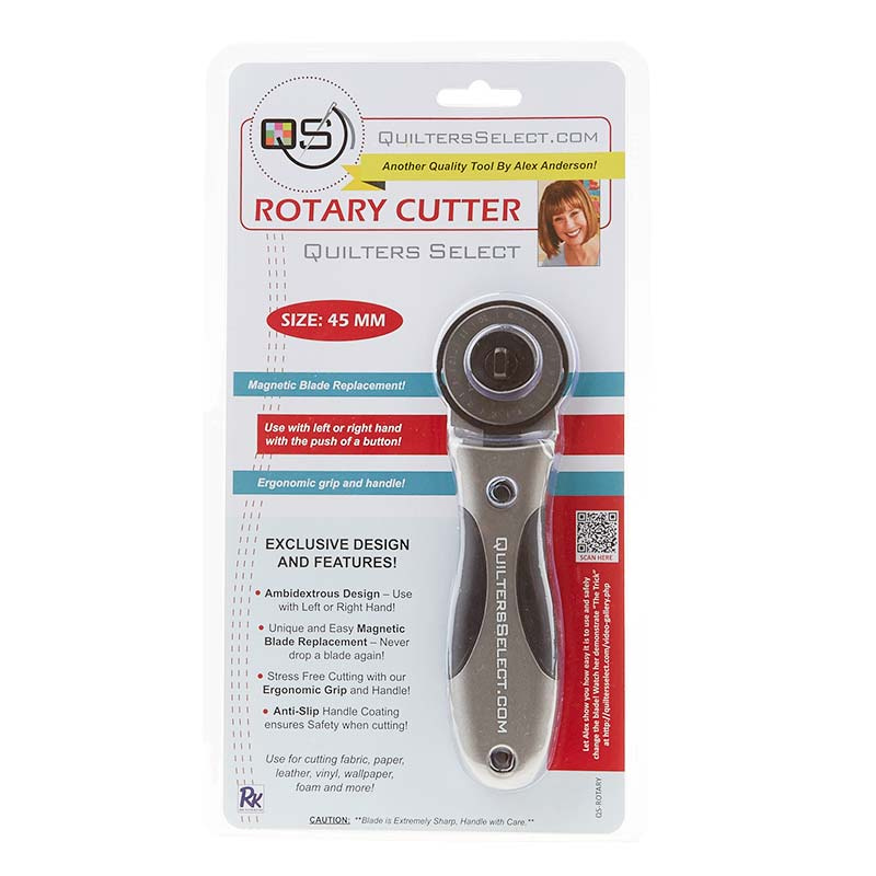 Quilters Select Deluxe Rotary Cutter 45mm Quilters Select