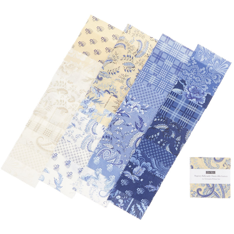 Regency Ballycastle Chintz 18th Century Mini Charm Pack