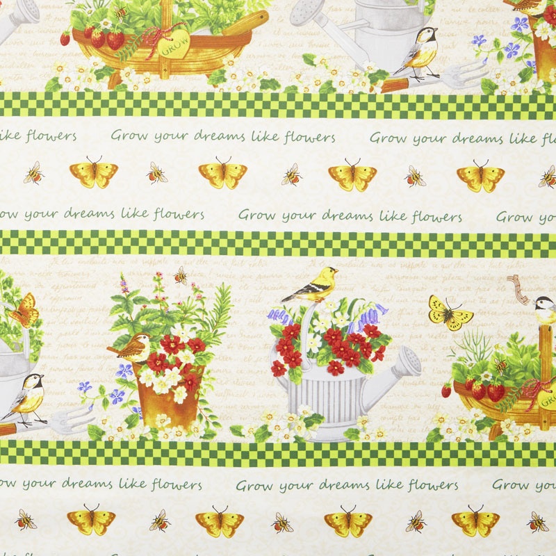 From the Garden - Repeating Stripe Multi Yardage