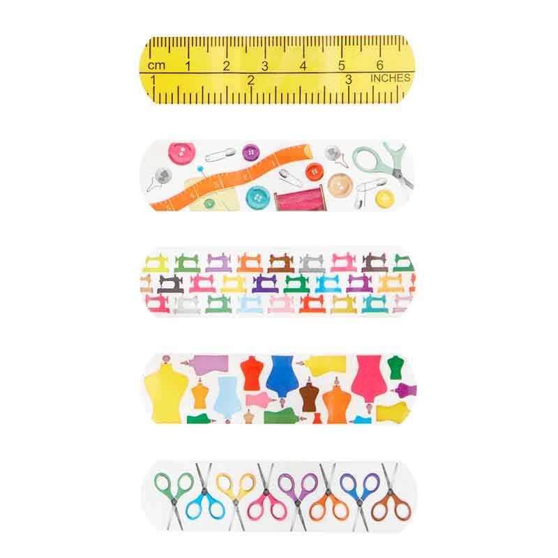 Novelty Sewing Bandages - 30 pieces per box