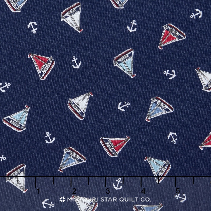 Marina - Tossed Yachts Blue Yardage