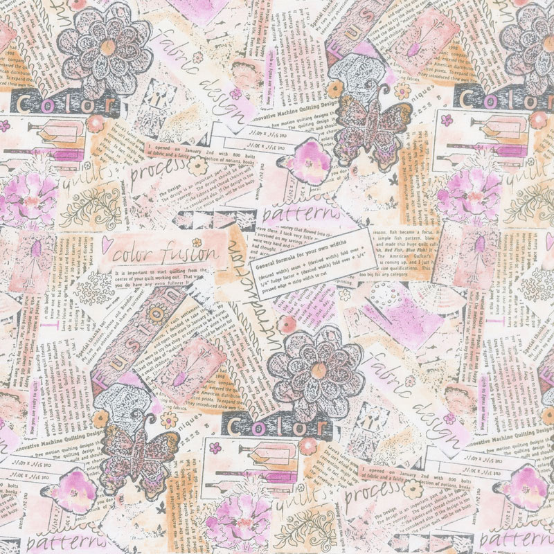 Color Fusion - Collage Pink Yardage