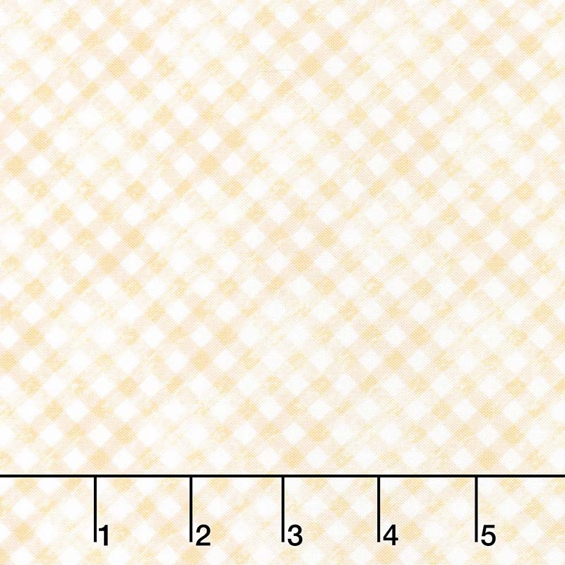 America, My Home - Gingham Tan Yardage