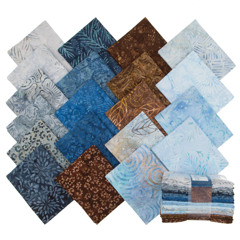 Car-Pool Lane Batiks Fat Quarter Jewels