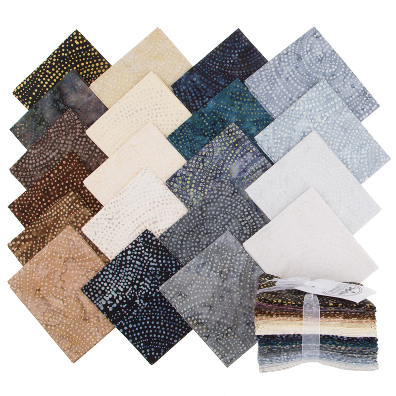 Tonga Treats Batiks - Colorwheel Earth Fat Quarter Bundle