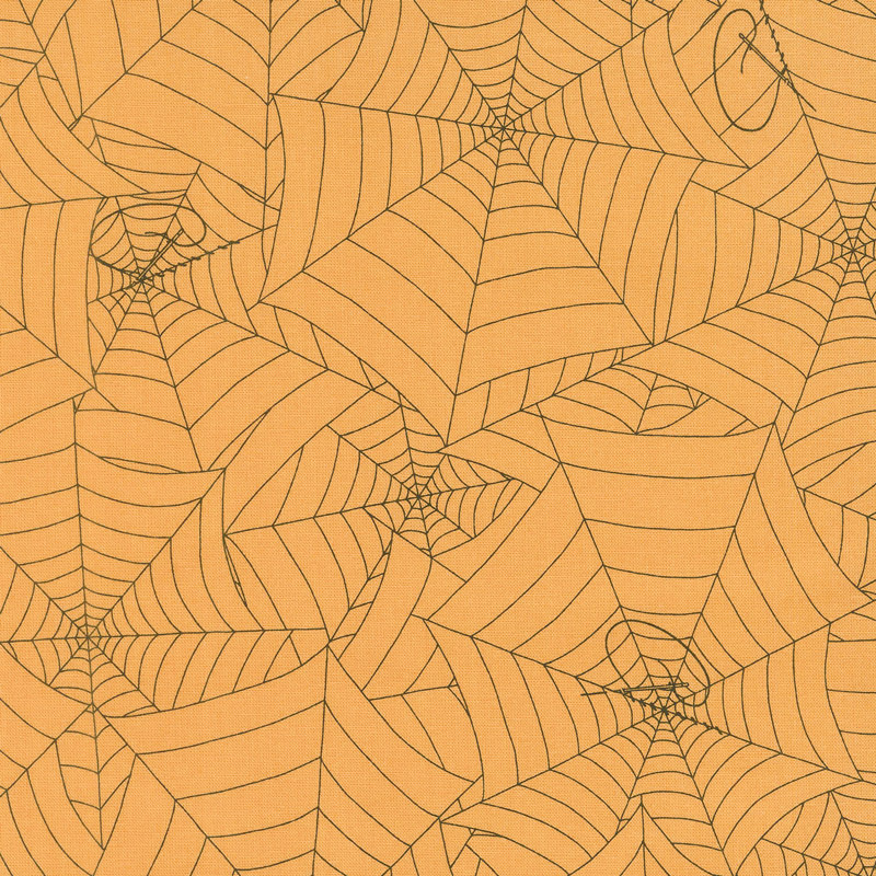 Costume Maker's Ball - Webs Orange Yardage