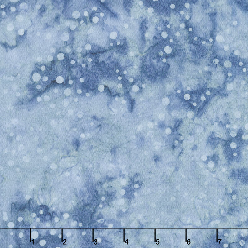 Baker's Dozen Batiks - Bubbles Persian Blue Yardage