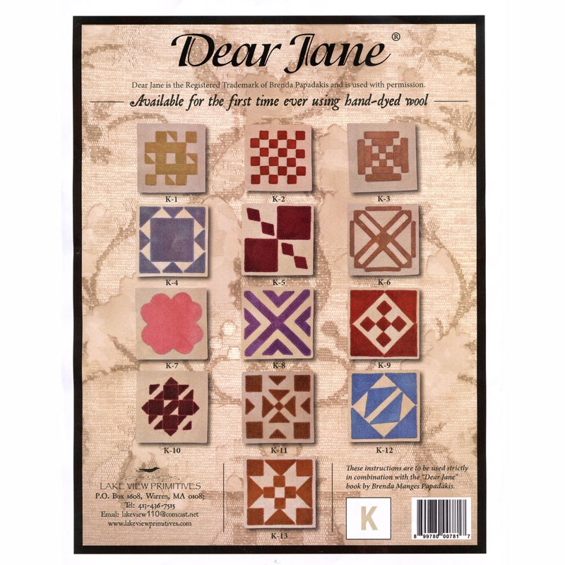 Dear Jane Row K Kit