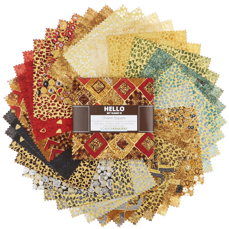 Gustav Klimt Metallic Charm Pack