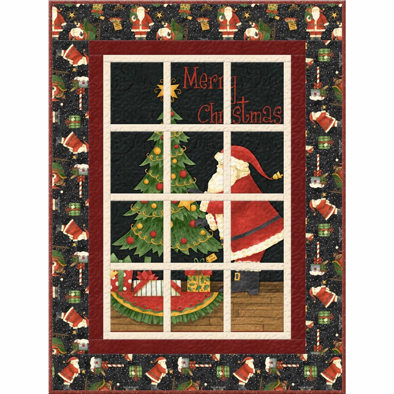 Santa's Big Night Wallhanging Kit
