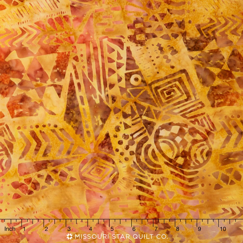 Tonga Batiks - Autumn Tribal Cloth Spice Yardage