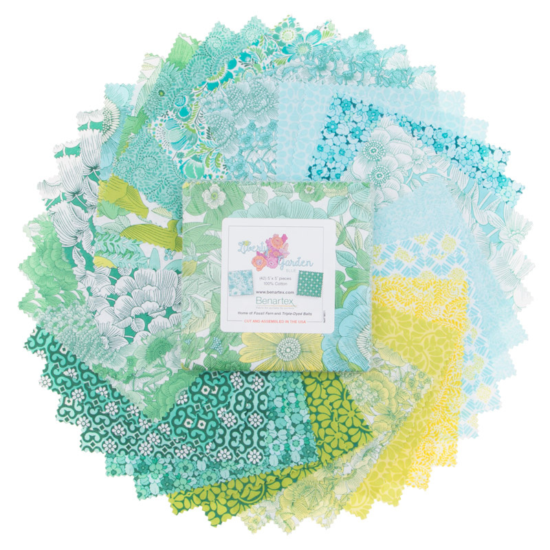 Liberty Garden Blue Favorites Charm Pack