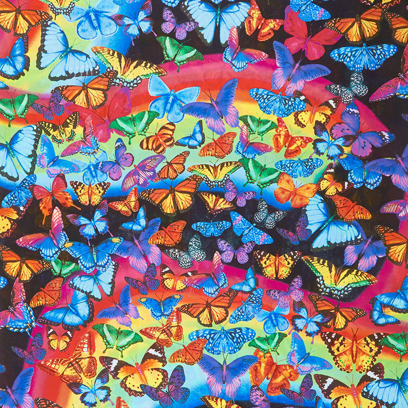Dragons in Rainbow Bright Colors allover designed by Michael Searle 44 inches wide by Timeless Treasures 100/% Cotton Fabric TT-C6317 Bright