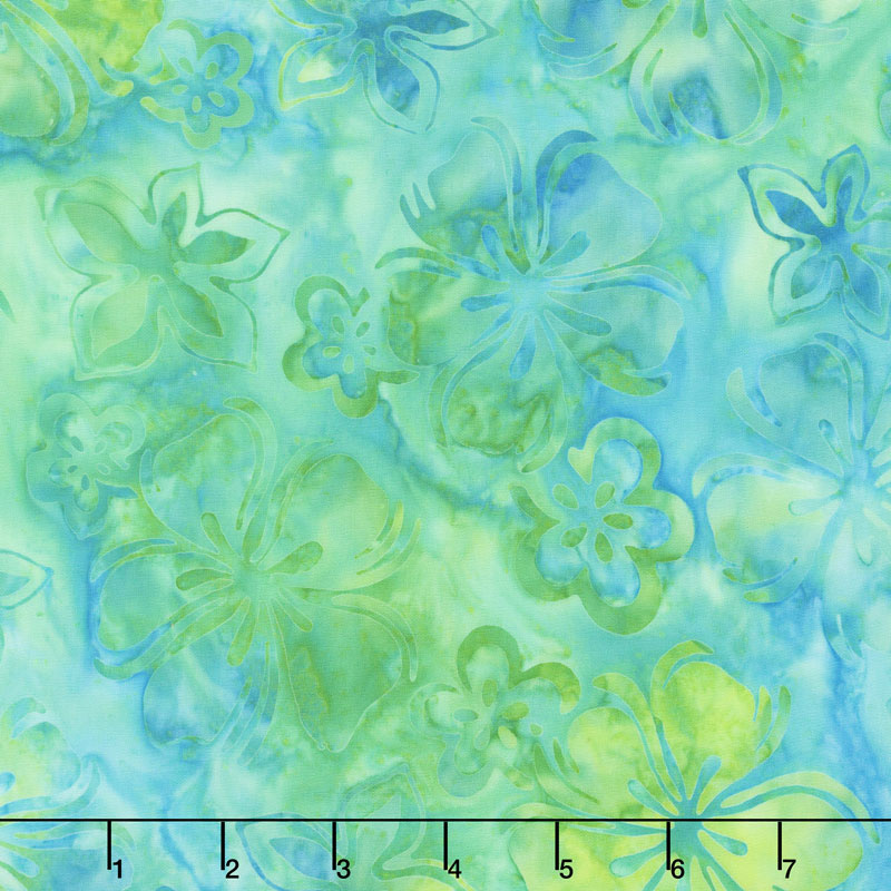 Artisan Batiks - Bright Blooms Flowers Pool Yardage