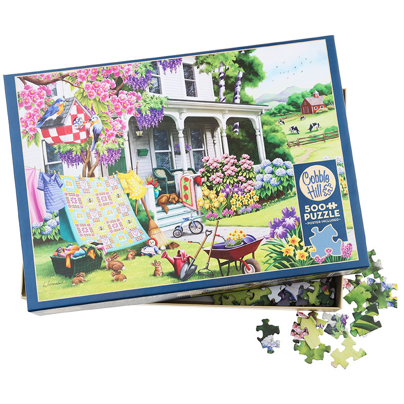 Spring Cleaning Puzzle Outset Media Games