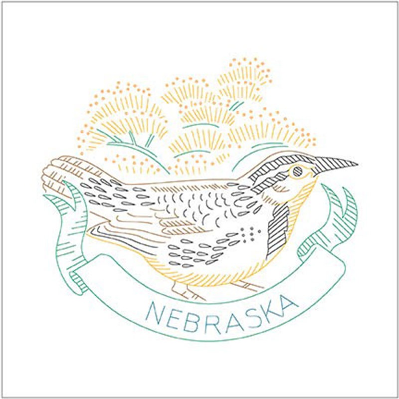 Birds of Liberty - Nebraska Digitally Printed Panel