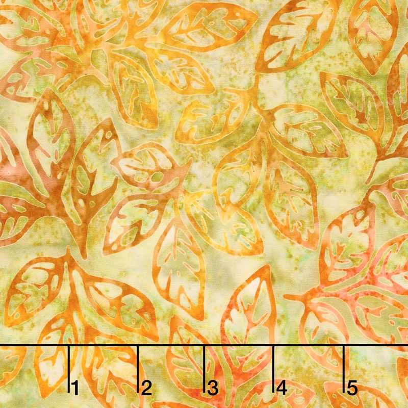 Artisan Batiks - Cornucopia 8 Leaf Sprigs Harvest Yardage