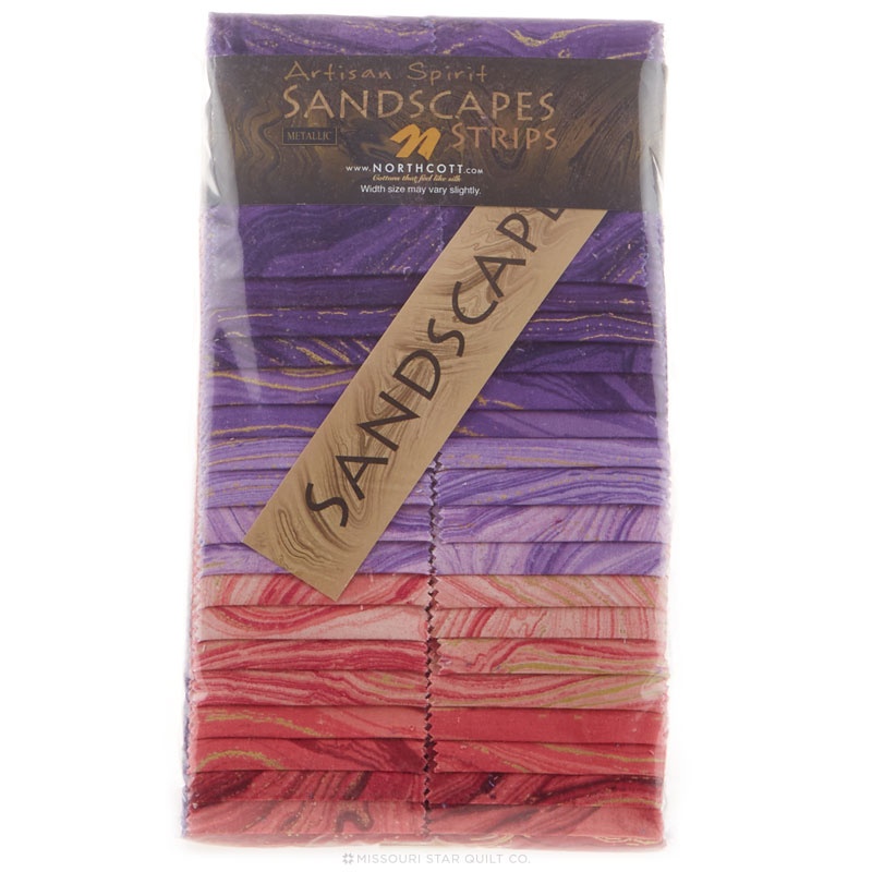 Artisan Spirit - Sandscapes Blush/Violet Metallic Strips