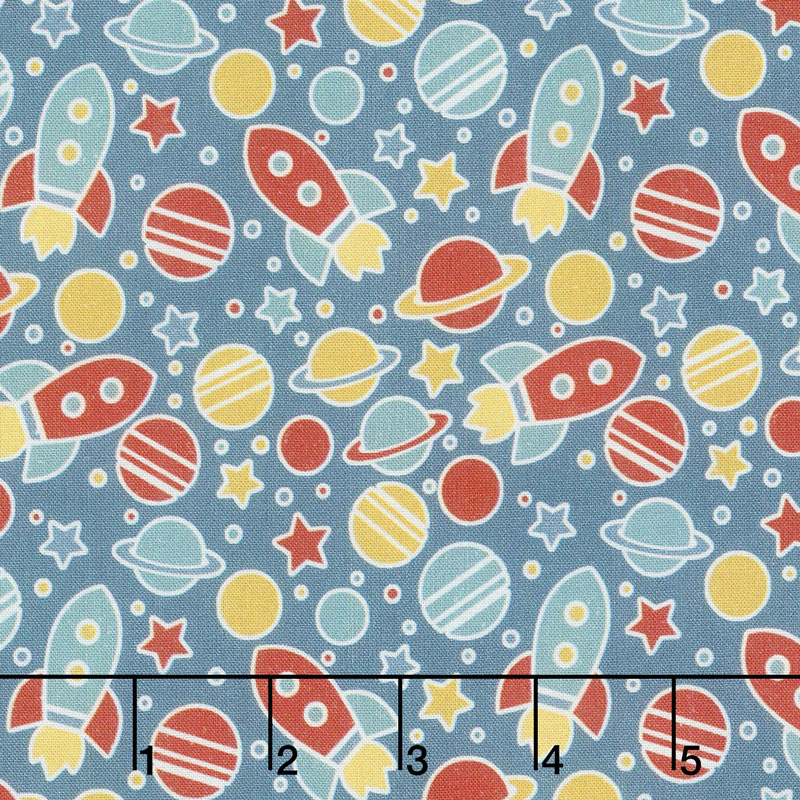 Teddy's Great Adventure! - Teddy in Outer Space Yardage