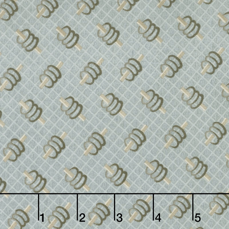 Concrete - Spools Grey Yardage