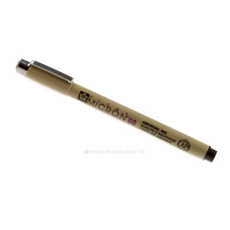 Pigma Micron 08 Pen .50mm Black