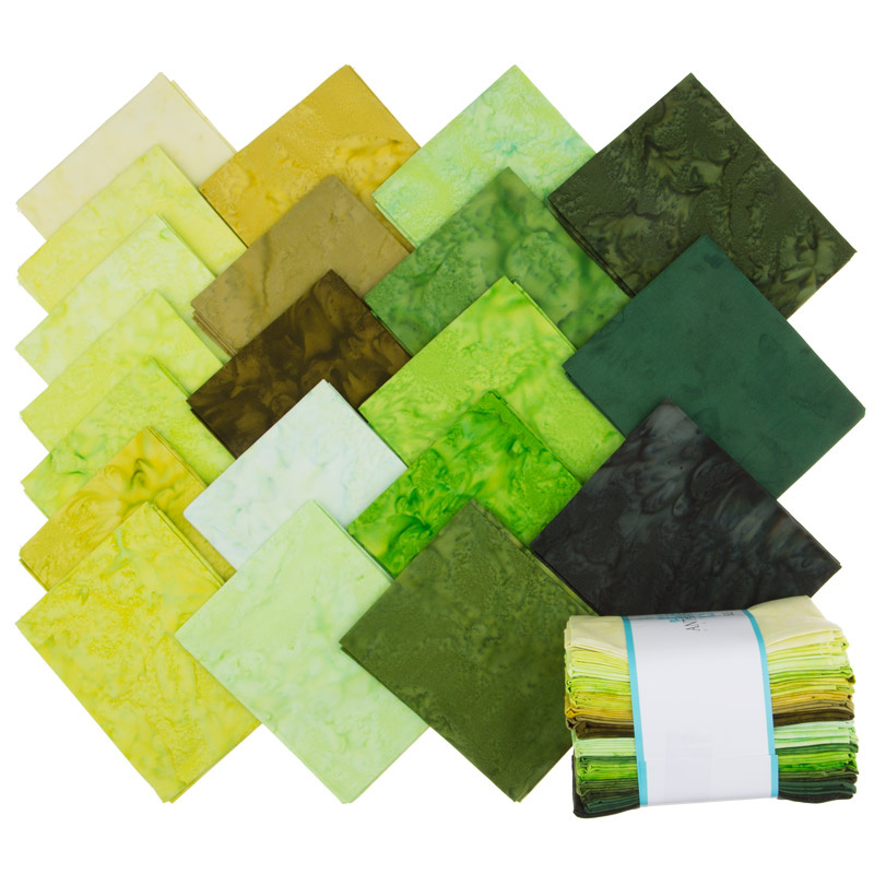 Lava Batik Solids - Isle Fat Quarter Bundle