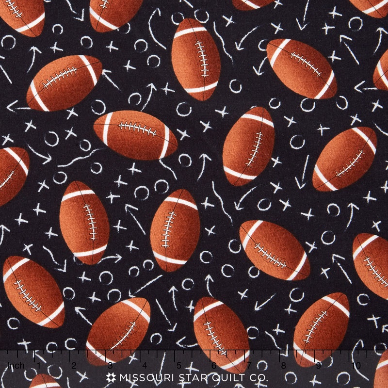 Sports - Footballs Black Yardage