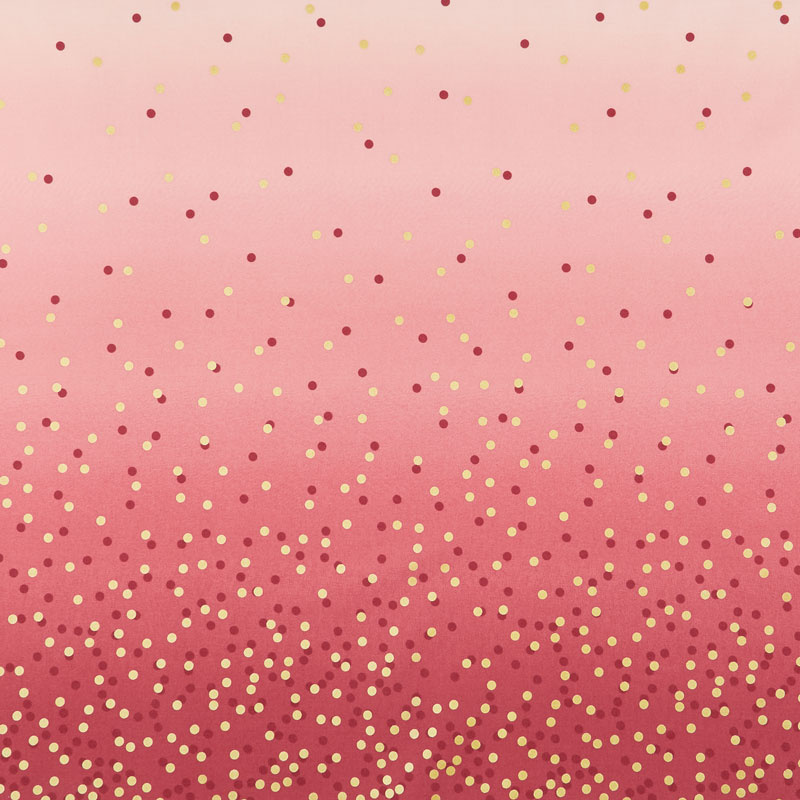 Ombre Confetti Metallic - Cranberry Yardage