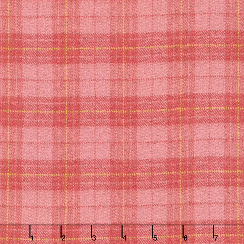 Primo Plaid - Orange Plaid Flannel Yardage