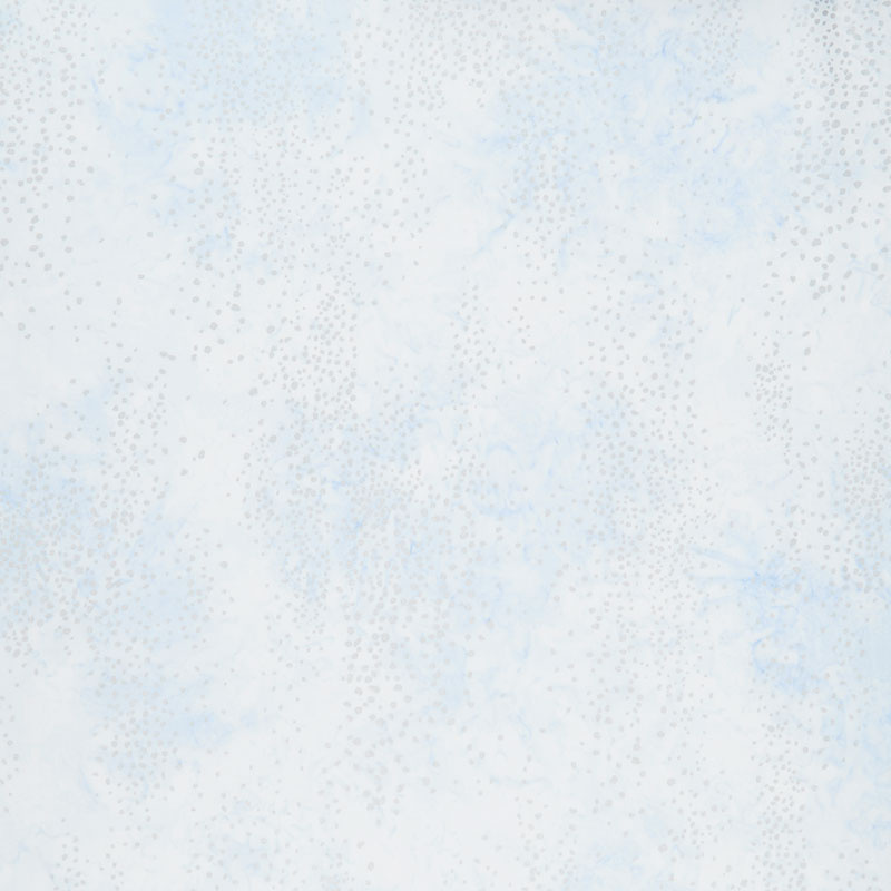 Artisan Batiks - Twilight Snowfall Mottles Trees Sky Metallic Yardage