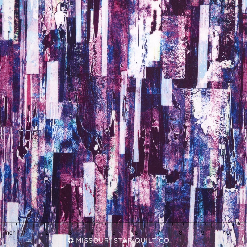 Wildwood Way - Color Cascade Delphinium Digitally Printed Yardage