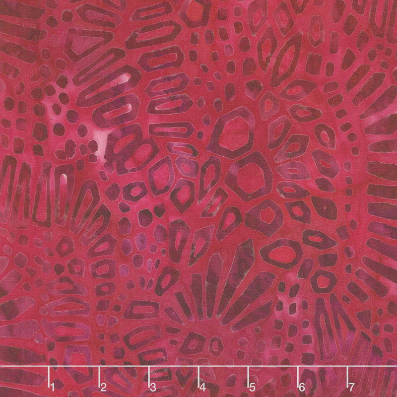 Artisan Batiks - Artful Earth Shapes Fuchsia Yardage