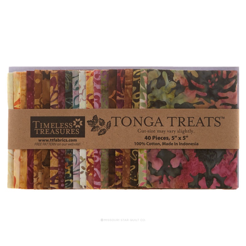 Tonga Treats Batiks - Vineyard Charm Pack
