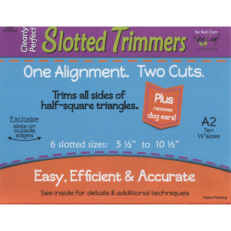 Clearly Perfect Slotted Trimmer A2 Kari Carr New Leaf Stitche...