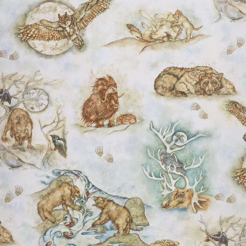 Wilderness Expressions - Animals Adventure Digitally Printed Yardage
