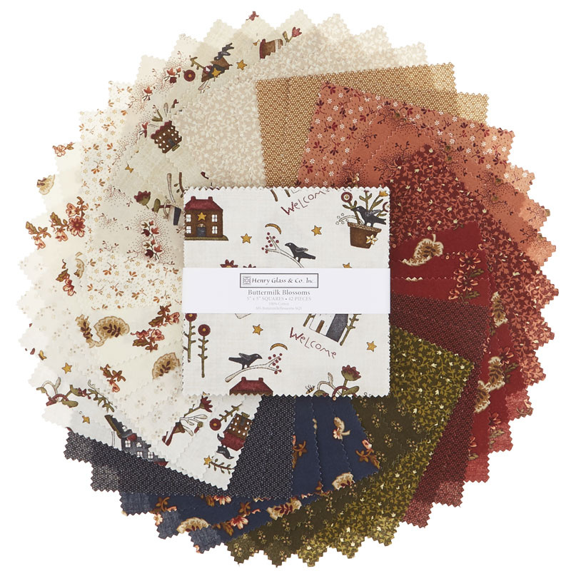 Buttermilk Blossoms Charm Pack