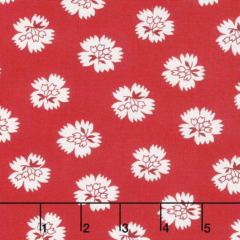 Feed Sacks: Red Rover - Tiptoe Ruby Yardage