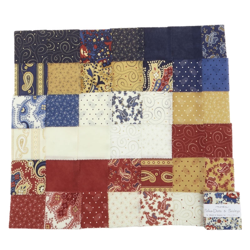Polka Dots & Paisleys Mini Charm Pack
