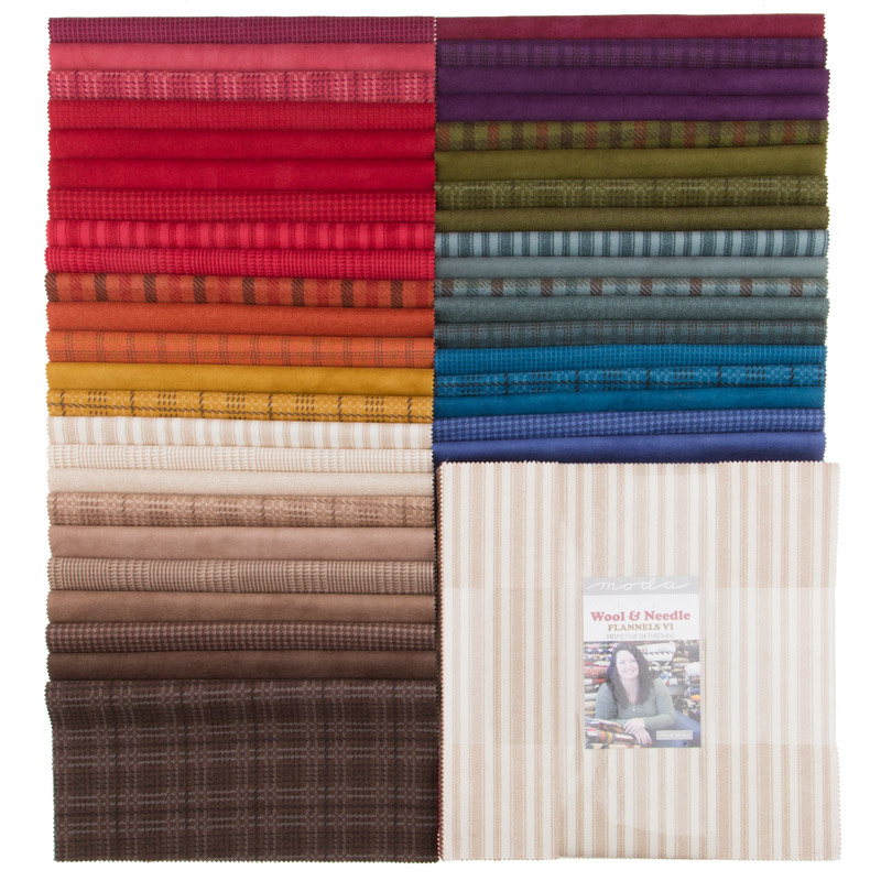 Wool & Needle Flannels VI Layer Cake