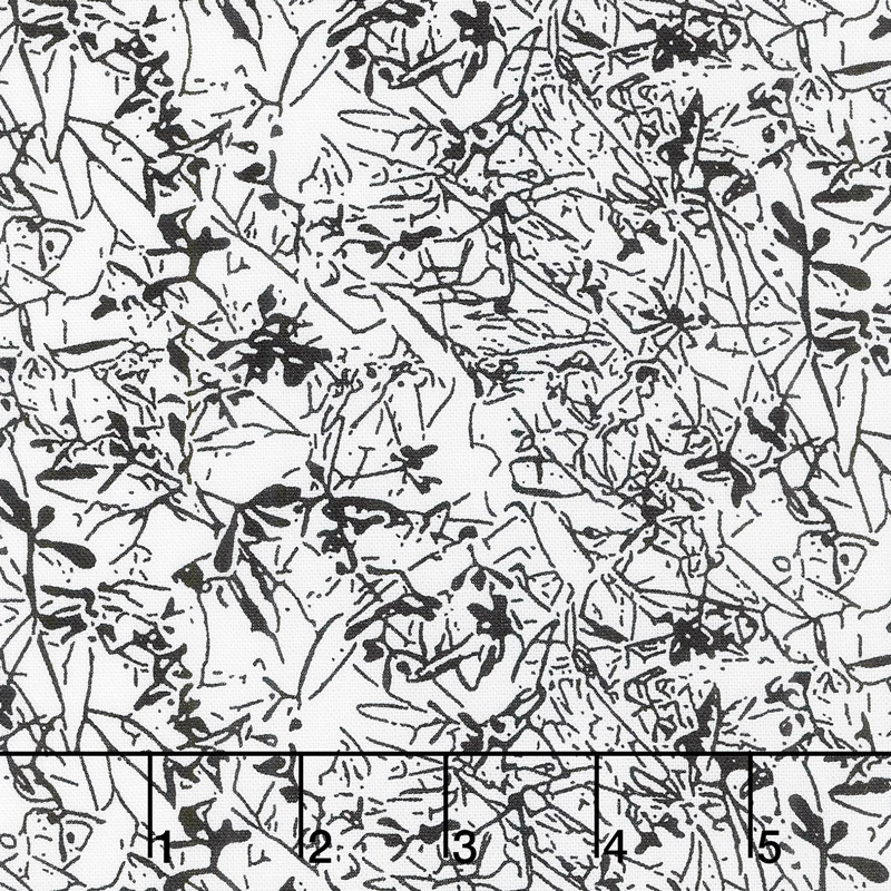 Homeward - Sparkle Black Yardage