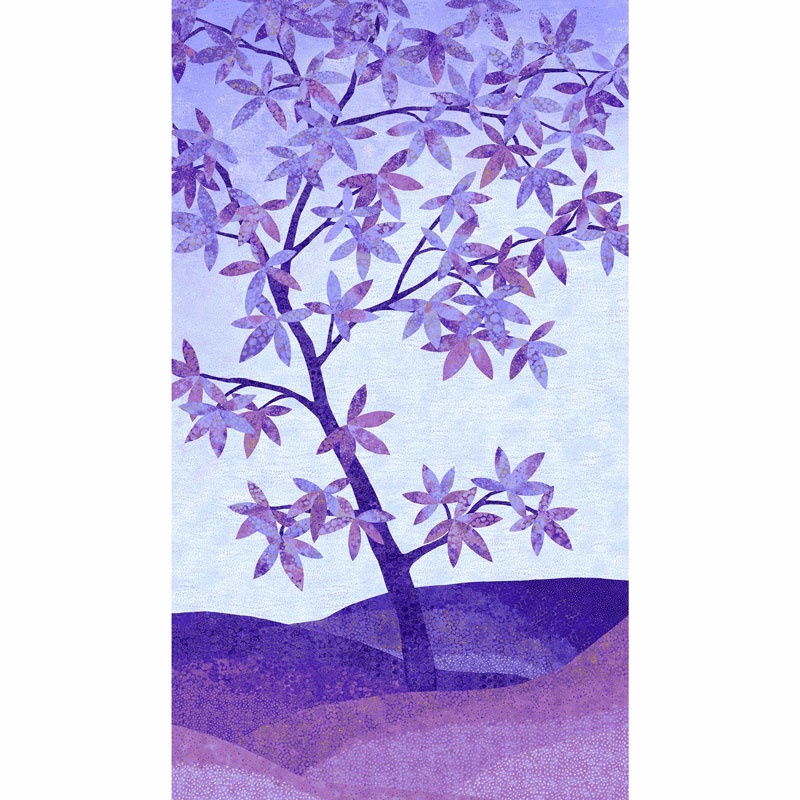 Artisan Spirit - Shimmer Echoes Pansy and Mineral Tree Pansy Metallic Panel