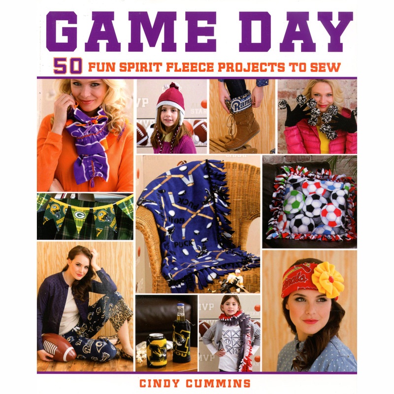 Game Day 50 Fun Spirit Fleece Projects To Sew Book