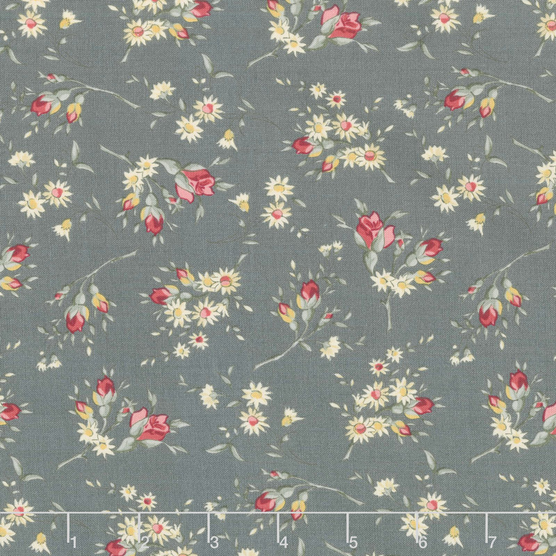 Rosette - Marguerite Graphite Yardage