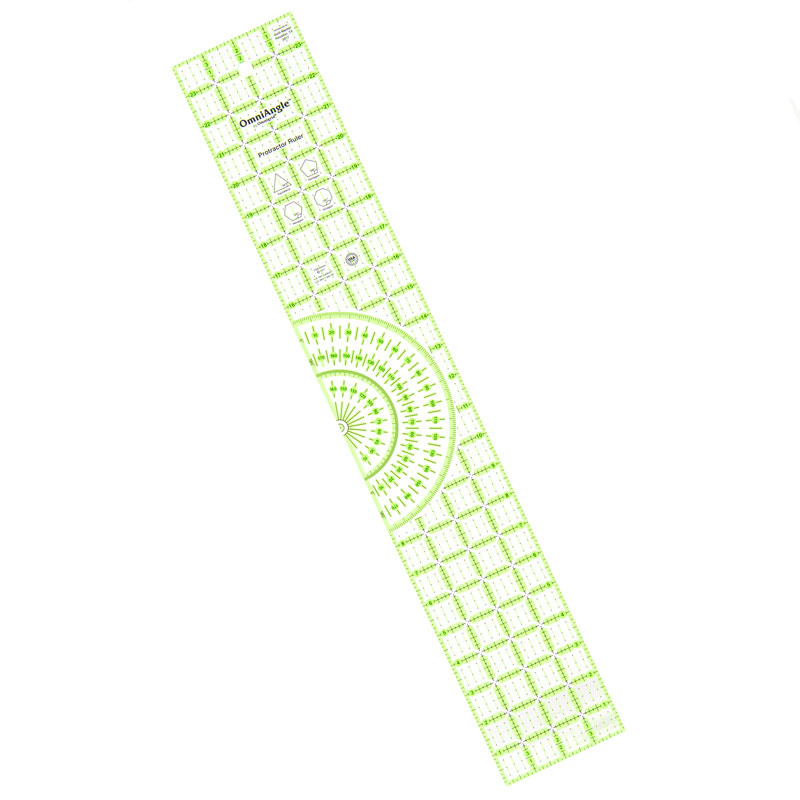 Omnigrip 4" x 24" Protractor Ruler Omnigrid Omnigrid