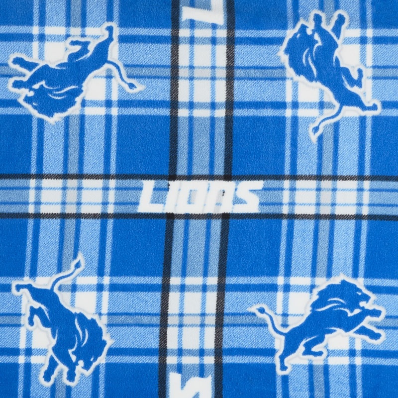 NFL Fleece - Detroit Lions Blue Yardage
