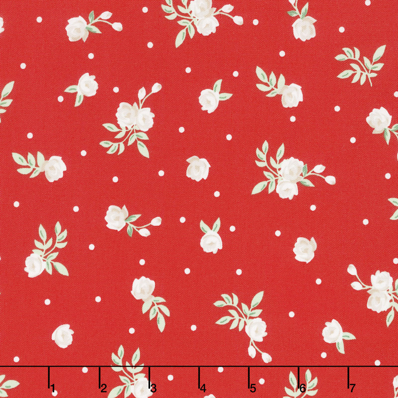Afternoon Picnic - Rose Red Yardage