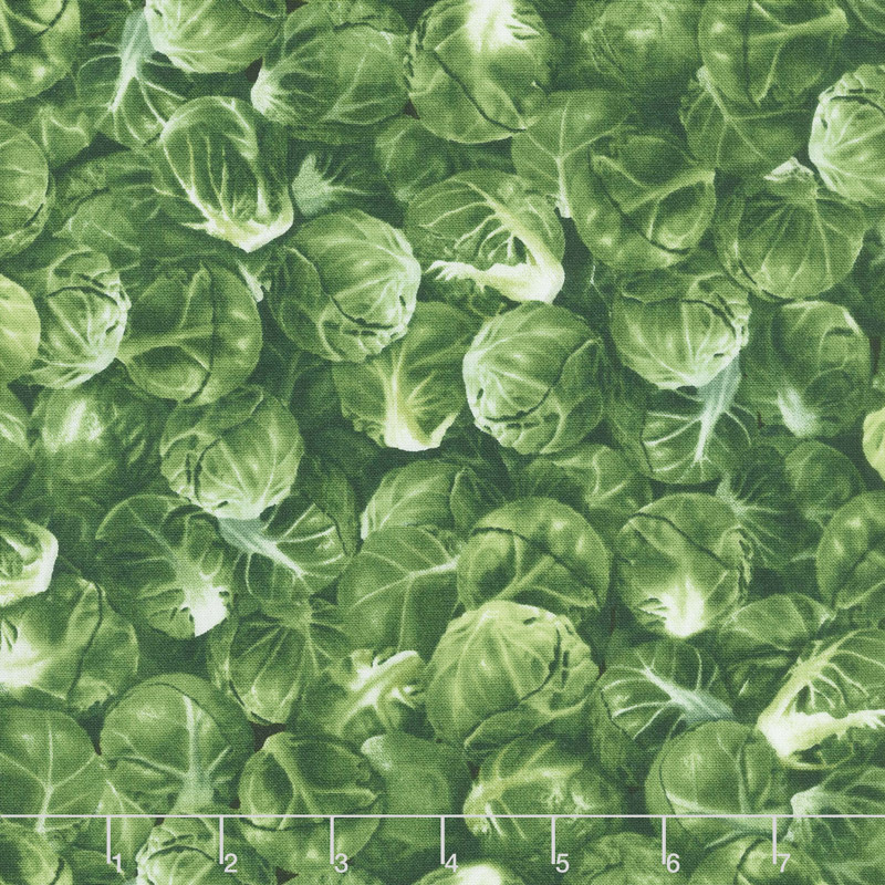 Novelty - Brussel Sprouts Green Yardage